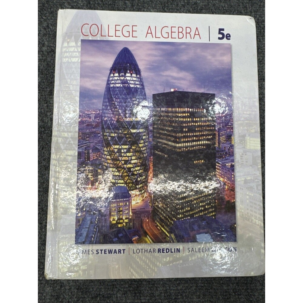 College Algebra 5th Edition Stewart Redlin Watson Hardcover Textbook Cengage